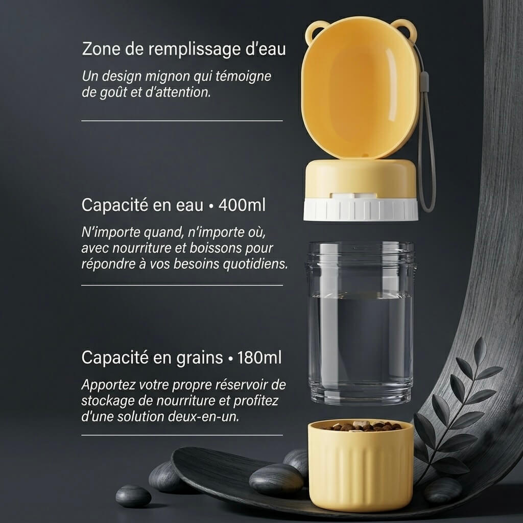 JUNE Nomade Gourde 2 en 1